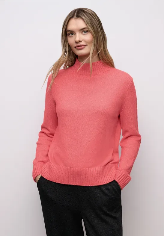 Pullover mit Tape-Details female Pink - Street One - FashionsVida