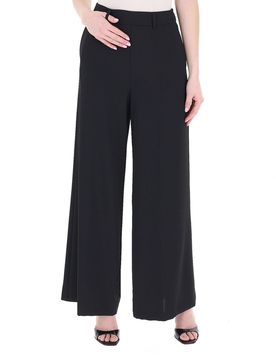 LINKS Pantalone wide leg NERO 48