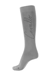 Damen Kniestrümpfe CAVALSELMA silvergrey 35-38