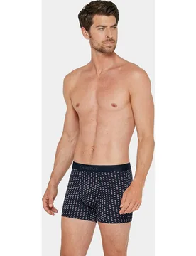 Bóxer de punto de hombre con micromotivo en tonos - Impetus - FashionsVida