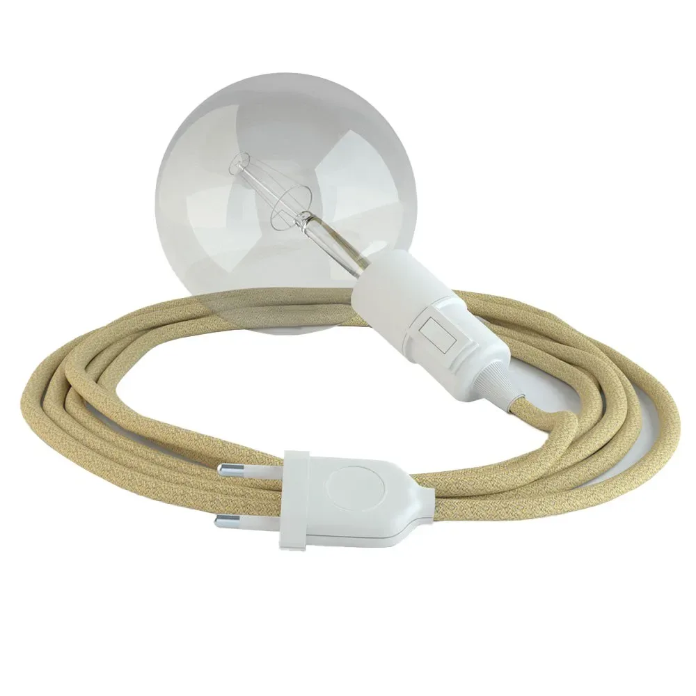 Cables Suspension Luminaire Rn06 3 M Brown / White One Size - Creative - FashionsVida