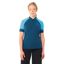 Maglia A Maniche Corte Altissimo Q-zip Shore Blue