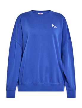 MYMO Sudadera azul / blanco