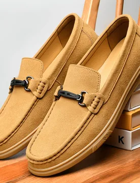 Soft Surface Frosted Men Autumn Loafers Breathable Comfortable Flat Bottomed High-end Stylish Driving Lazy Shoes (38-47) - Aliexpress - FashionsVida