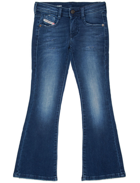 Jeans bootcut bambina blu scuro