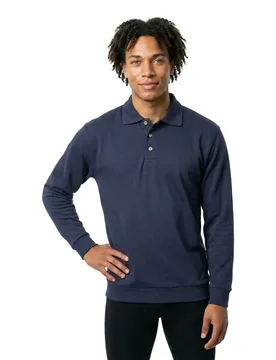 Polo à Manches Longues Crossover 00785 Navy 2XL - MASCOT - FashionsVida