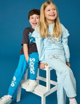 Pantaloni The Smurfs - azzurro