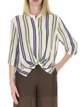 Dixie Camicia con fiocco AVORIO M