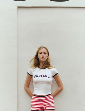 T-Shirt Slim Con Grafica England