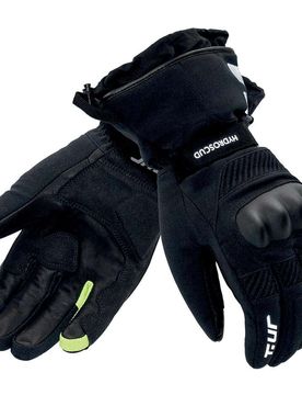Guanti Moto T-UR T924HU G-TWO PRO HYDROSCUD Nero Giallo Fluo taglia 3X