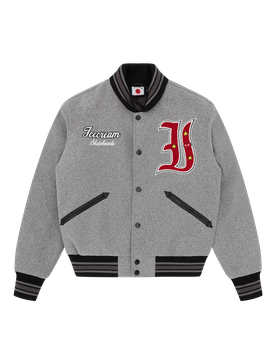 Mascot Varsity Jacket - Grey
