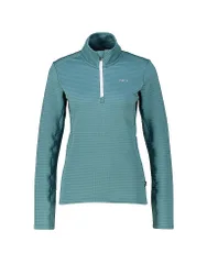 Zipshirt funzionale da donna Levanger Zip menta M
