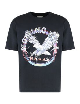 Cotton T-Shirt with Front Print
