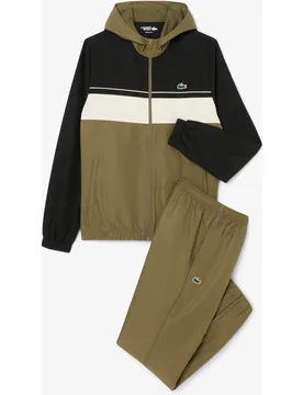 Chándal de hombre deportivo de tafetán de rombos - Lacoste - FashionsVida
