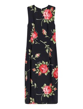 Vestito In Viscosa Con Stampa Iconica