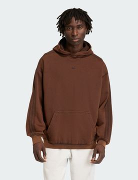 Hoodie Premium Essentials Retro Washed M Aurora Coffee