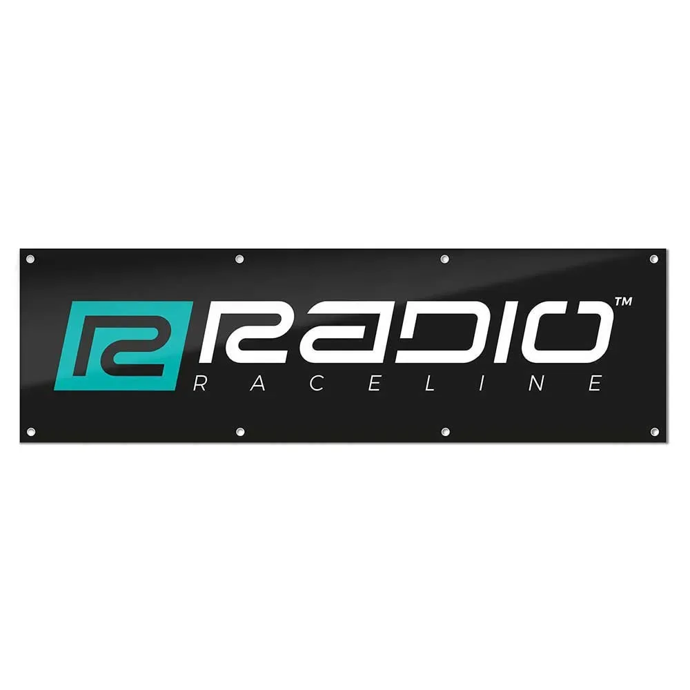 Banner Shop Black / White - Radio Raceline - FashionsVida