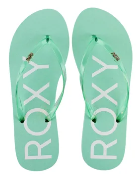 Viva Jelly Womens Mint Flip-Flops - Size Uk 5 - Roxy - FashionsVida