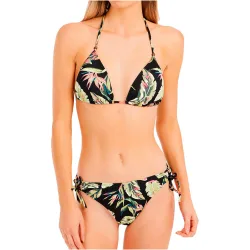 Fluo bikinis mujer Negro (XL)