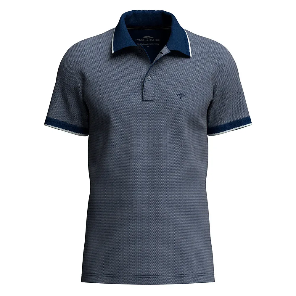 Polo A Maniche Corte 1603190 Midnight M - Fynch Hatton - FashionsVida
