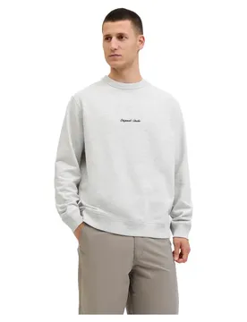 Felpa Norrebro Emb White Melange M
