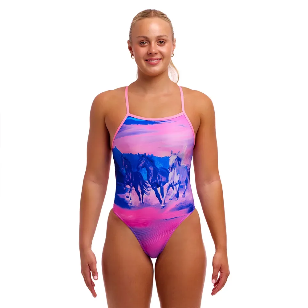 Maillot De Bain Tie Me Tight One Piece - Funkita - FashionsVida