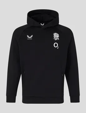 England Rugby Men's 26/27 Travel Adapt Fleece Hoodie - Black XL male - Castore - FashionsVida