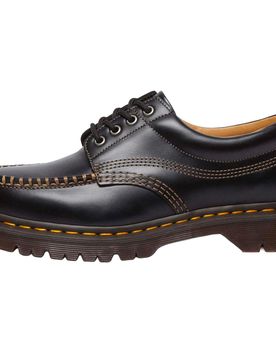 Lowell Leder Moc Toe Black 41 Unisex