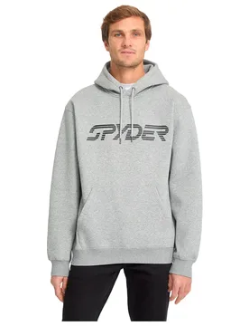 Sweat à Capuche Wordmark Heather Grey L - Spyder - FashionsVida