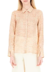 Camicia in viscosa ROSA CARNE 40