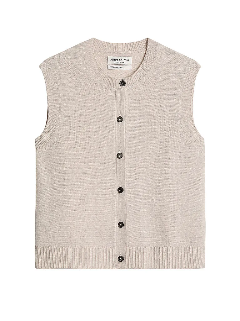 Marc O'Polo Chaleco crema XXS - Marc O'Polo - FashionsVida