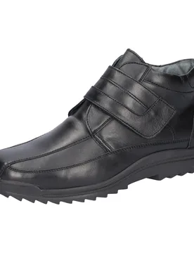 Herren-Lederstiefel "Kai” schwarz 46 Herren - Waldläufer - FashionsVida