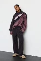 Balloon Fit Tracksuit Trousers (Size: )