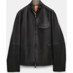 Chaqueta corta cork de hombre de piel