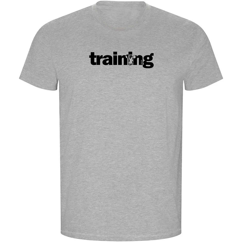 T-shirt à Manches Courtes Word Training Eco Heather Grey S - Kruskis - FashionsVida