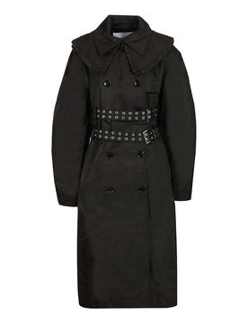 Ganni Trench in nylon duchesse