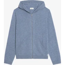 Zadig & Voltaire - Cárdigan de hombre con cremallera y capucha