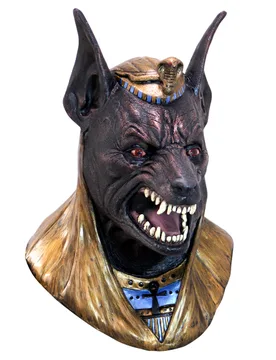 Vollgesichtsmakse - Anubis, Erwachsene - KARNEVAL-MEGASTORE - FashionsVida