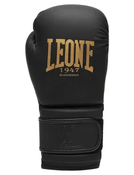 Gants De Boxe Artificiels Cuir Black&gold Black 12 oz