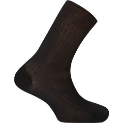 Calcetines de hombre 100% Hilo de Escocia de canalé. Hecho en España