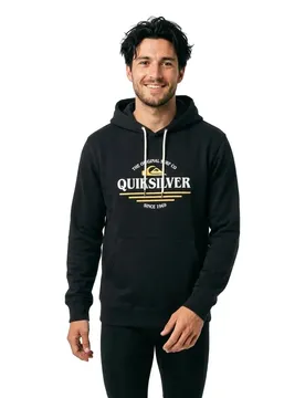 Felpa Con Cappuccio Screen Classic Surf Black L