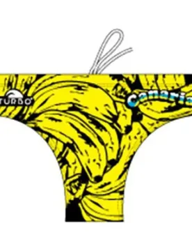 Canarias Bananas Swimming Brief white / black 3XL Men - TURBO - FashionsVida
