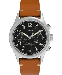 Military Mk1 Mens Brown Watch Tw2y71100 Leather - One Size