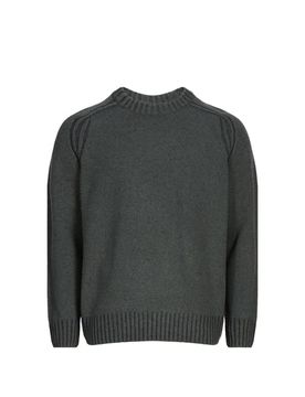Pull col rond en laine mélangée