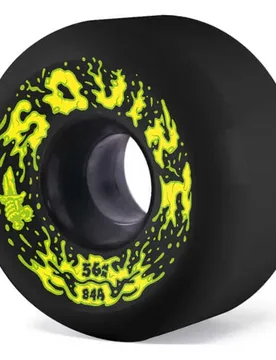 Roues De Patins Squirt 56 Mm 84a Black Black One Size unisex