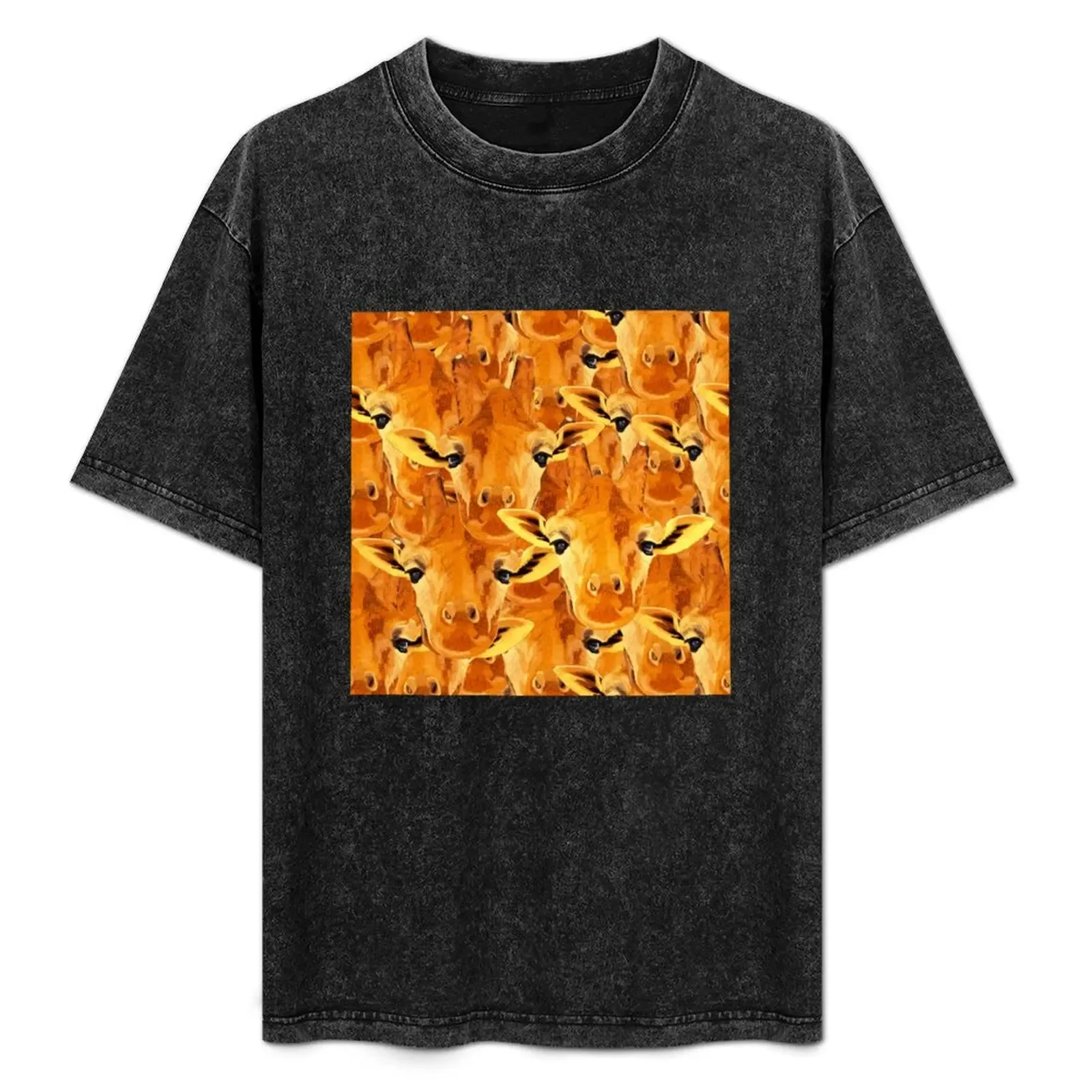 Giraffe pattern T-Shirt Plus Size Basic Short Sleeve Top - Aliexpress - FashionsVida