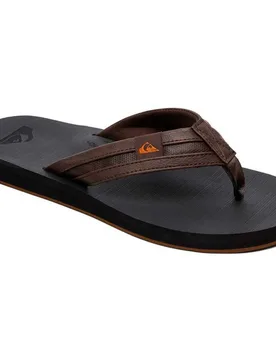 Tongs Carver Squish Brown / Black / Brown EU 47 - Quiksilver - FashionsVida