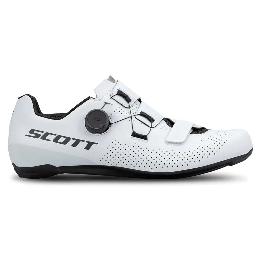 Scarpe Da Strada Team Boa White / Black - Scott - FashionsVida