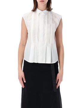 Embroidered Appliquéd Cotton-jersey and Mesh T-shirt