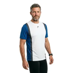 Club 25 Tech Short Sleeve T-shirt Royal White 2XL